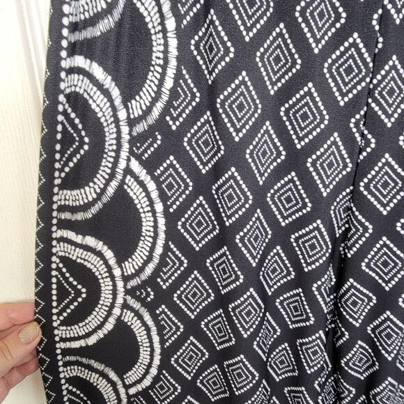 Monteau straight leg diamond boho jersey pants size XL - Picture 3 of 5